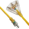 thumbnail image 6 of 12 Gauge Heavy Duty Lighted Extension Cords 3-Outlet SJTW Indoor / Outdoor 12 3, 6 of 10