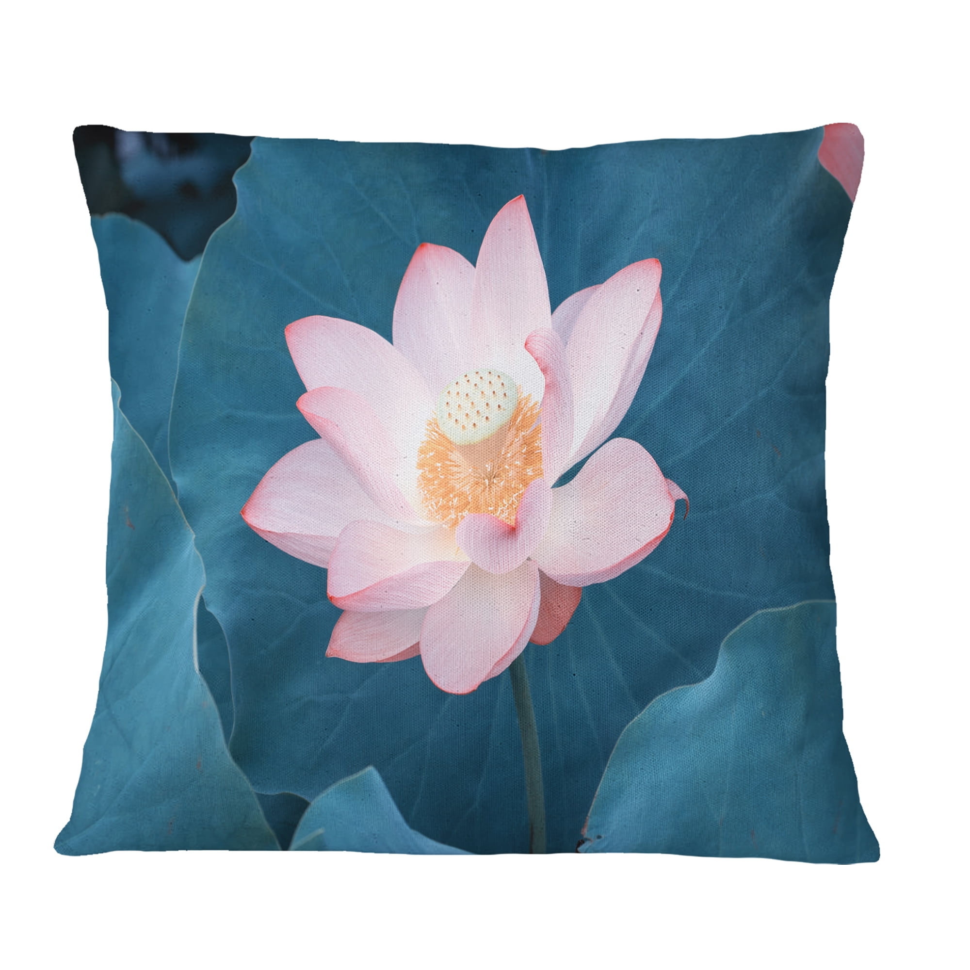 Designart 18" x 18" Green Polyester Throw Pillow