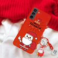 thumbnail image 1 of Christmas Reindeer Santa Claus Key Chain Case For iPhone 15 Pro Max 15 Pro For iPhone 15 Plus Hat Tree Snowman Tpu Cover, 1 of 5