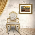 thumbnail image 3 of Burdick, Chuck 32x23 Gold Ornate Wood Framed with Double Matting Museum Art Print Titled - Golden Sunset, 3 of 4