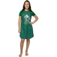 thumbnail image 2 of Harry Potter Juniors' Foil Print Hogwarts Houses Short Sleeve Nightgown PJ - Hufflepuff Gryffindor Slytherin Ravenclaw, 2 of 6