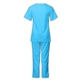 thumbnail image 4 of Unisex Doctor Top Pants Scrub Set Nurse Dentist Suit For Medical Use, 4 of 4