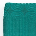 thumbnail image 5 of Beautiful by Drew Barrymore 6-Piece Textured Bath Towel Set, Soft 100% Cotton, Pine Green, 5 of 5