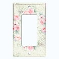 thumbnail image 5 of Metal Light Switch Plate Cover Elegant Pink Rose Spotted Tile FLW114, 5 of 13