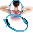 thumbnail image 1 of Anillo de Pilates, anillo de Fitness, dispositivos de entrenamiento, equipo de Pilates en casa, anillo de Yoga elástico para mujeres y niñas, círculos Azul, 1 of 8