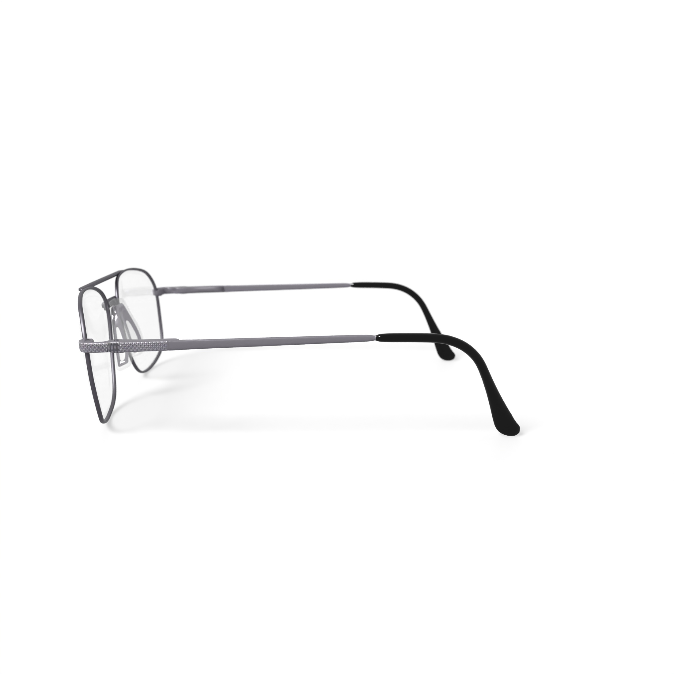 Stetson Men's ST178 Square Prescription Eyeglasses with Case, Gunmetal