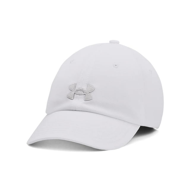 Gorra Under Armour Blitzing 100 blanca/Halo Grey para mujer