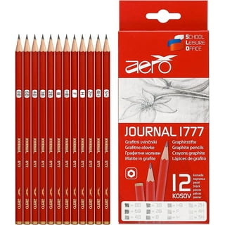  Derwent Graphic Drawing Pencils, Medium, Metal Tin, 12 Count  (34214) : Artists Pencils : Arts, Crafts & Sewing