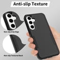 thumbnail image 2 of TECH CIRCLE for Samsung Galaxy S25 PC+TPU Case,Support Magnetic Car Mount Heavy Duty Dual-Layer Rugged Durable Military Grade Heavy Duty Protection Shockproof/Drop Proof Cover,Black, 2 of 6