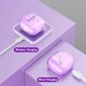 thumbnail image 3 of Funda Transparente de TPU para AirPods 4 2024 con Cierre de Seguridad Llavero de Trébol y Diseño Brillante para Mujer, 3 of 7