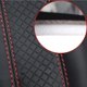 thumbnail image 5 of Black Almohadilla transpirable para cinturón de seguridad, funda de cuero Pu para correa de hombro, cojín para coche, 5 of 5