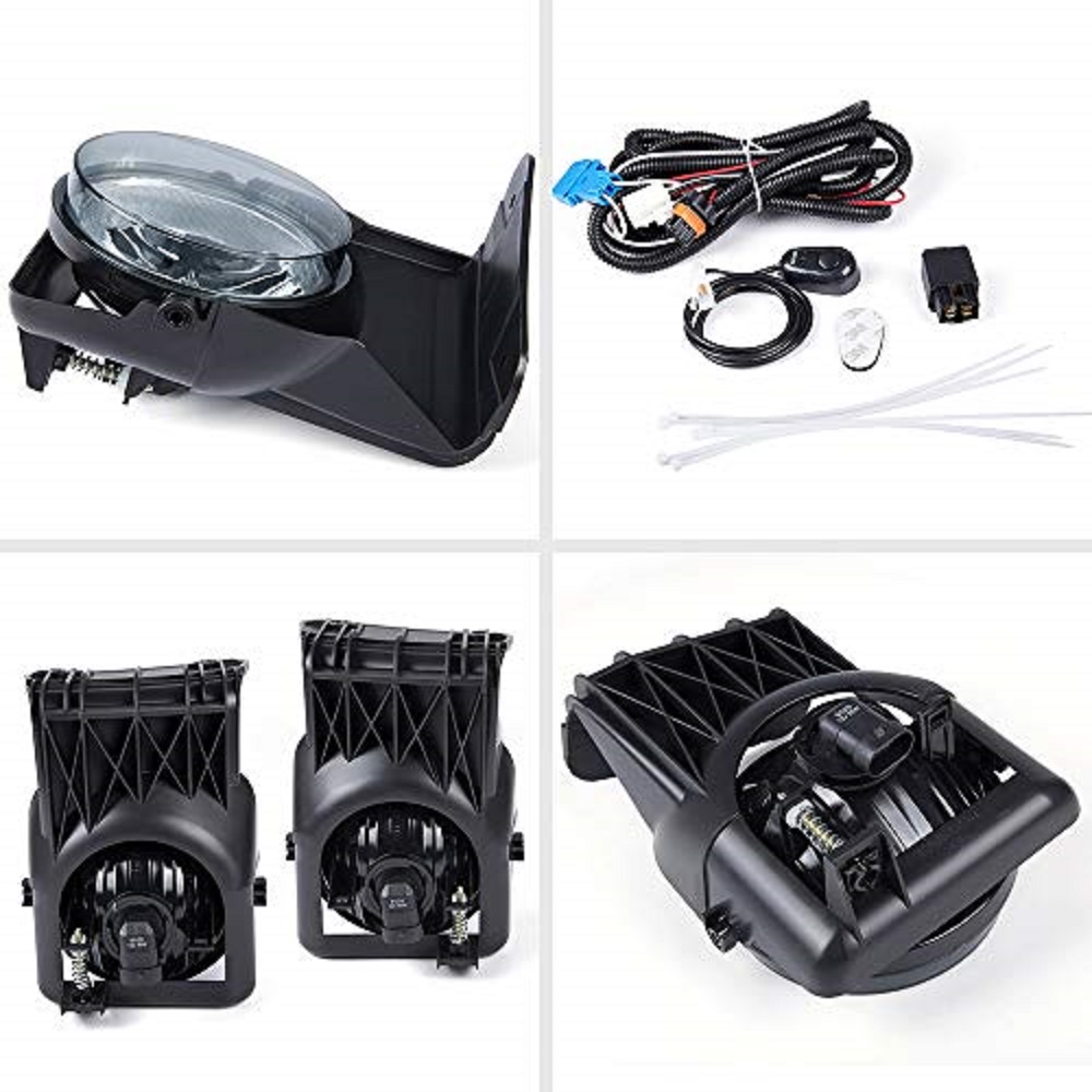 Pair Clear Fog Lights For 2003-2006 GMC Sierra 1500 2500 3500 – DS Auto Parts Dsa404246