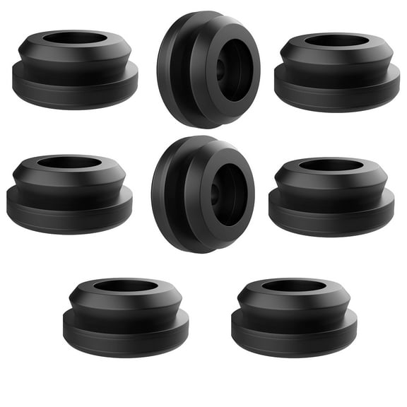 TropicAqua 8 Pack RV Stove Top Grommets, RV Stove Grommet Kit for Magic Chef and for Atwood Stove Grates Black Rubber Grommet for RV Stove-Effectively Reduce Scratches