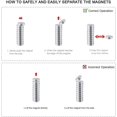 thumbnail image 5 of Magnets 60pcs, Ultra Strong Neodymium Fridge Magnet, Small Round Fridge Magnets, 5 of 5
