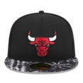 thumbnail image 2 of Men's New Era Black Chicago Bulls Coral Reef Visor 59FIFTY Fitted Hat, 2 of 6