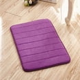 thumbnail image 1 of Soft Plain Absorbent Rugs Home Memory Non-slip Coral Velvet Foam Mat, 1 of 4
