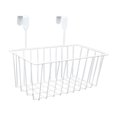 thumbnail image 5 of Wire Basket over Cabinet Door Organizer Basket for Laundry Pantry Dormitory White, 5 of 9