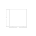thumbnail image 2 of Harmony Series 34" Small Square Shaped Coffee Table Square Metal Base, 2 of 6