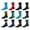 Style 2, variant on Men's Colorful Dress Socks - Fun Patterned Funky Crew Socks For Men - 12 Pack