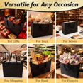 thumbnail image 5 of 12 Pack Large Black Gift Bags with Handles, 16x6x12 Inch Including Tissue Paper for Wedding Birthday Christmas Gifts, 5 of 7