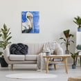 thumbnail image 2 of Stupell Industries Elegant Pelican Bird Tucked Beak Bold Blue Painting Painting Gallery Wrapped Canvas Print Wall Art, Design by Jennifer Paxton Parker, 2 of 7