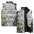 thumbnail image 3 of Chaleco con estampado de lobo elegante para hombre, chaleco sin mangas moderno y versátil para hombre, chaleco cómodo y cálido a prueba de viento frío, chaquetas de invierno para hombre, 3 of 4