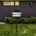 thumbnail image 4 of LED Illuminated Address Plaque with Stake House Number Light for Street Yard, 4 of 7