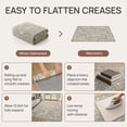 thumbnail image 4 of KUETH 2.5X12 Runner Rug Machine Washable, Kitchen Runner Rug for Floor and Hallway, Non Slip Throw Area Rug with Rubber Backing for Living Room、 Entryway、Bedroom and Dining Room, 4 of 12