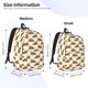 thumbnail image 2 of Fotbe Pizza Mochila de Lona con Estampado, Mochila Duradera, Mochila Versátil de Alta Calidad, Mochila Compacta Vintage-Medium, 2 of 5
