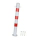 thumbnail image 4 of Poste de bolardo de seguridad de 75 cm de alto, accesorio de barrera de estacionamiento para intersecciones de carreteras, áreas al tráfico Anillo 2 rojo y, 4 of 8