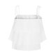 thumbnail image 5 of ICHUANYI Clearance Fashion Women's Casual Stitching Crop Suspender Bandage Square-Neck Suspender Tank Top(White, L) ICHUANYI WER2023081400726, 5 of 9