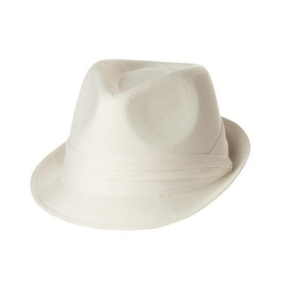 White Fedora Hat