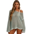 thumbnail image 6 of Crochet Cover Up for Women Mesh Hollow Out Bikini Cover Ups for Swimwear Summer Swimsuit 2026, 6 of 7