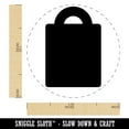 thumbnail image 2 of Grocery Tote Bag Purse Solid Self-Inking Rubber Stamp Ink Stamper - Black Ink - Medium 1 Inch, 2 of 7
