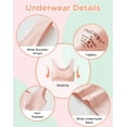 thumbnail image 5 of INNERSY Girls Wireless Bras Comfortable Cotton Little Girls Training Bras 3 Pack(S,Gray/Pink/White), 5 of 9