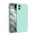thumbnail image 1 of PANDACO Soft Shell Matte Mint Case for iPhone 12, 1 of 3