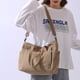 thumbnail image 5 of Bolso De Hombro Lona Mujer Tote Gran Capacidad Señora para Deporte Al Aire Libre Caqui, 5 of 8