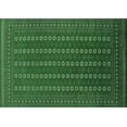 thumbnail image 1 of Ahgly Company Indoor Rectangle Oriental Emerald Green Industrial Area Rugs, 8' x 12', 1 of 4
