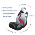 thumbnail image 2 of Goofa Flamingo On The Jungle Printed Car Seat Covers, Automotive Seat Covers for Cars Trucks and SUVs, Quick Setup Universal Fit Elastic Seat Covers-2 PCS, 2 of 6