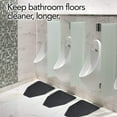 thumbnail image 2 of Resilia Urinal Mat (6-Pack), Absorbent, Disposable Bathroom Floor Protector, 17 Inches X 21 Inches, Made in USA, 2 of 9