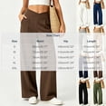 thumbnail image 6 of Dagugfen Athletic Pants for Women Loose Fitted Elastic Waist Stretchy Breathable Full Length Gym Workout Pants(XL,White), 6 of 6