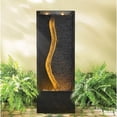 thumbnail image 2 of Outdoor Water Fountain 4.1ft Tall Modern Water Feature Fountains with LED Lights for Patio Yard Deck Porch Pool, Home Decor, 2 of 5