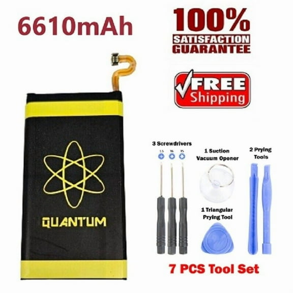Quantum 6610mAh Power Battery for Samsung Galaxy S9, New, with 7 Piece Tool Kit