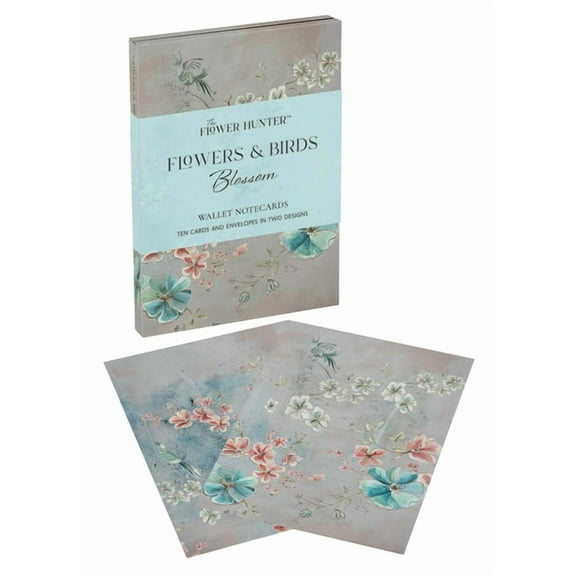 Flowers & Birds Blossom Wallet Notecards, (Paperback)