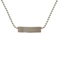 thumbnail image 2 of Pre-Owned Gucci logo plate ball chain 1697AR sterling silver 925... (Good), 2 of 8
