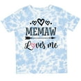 thumbnail image 3 of Inktastic Memaw Grandma Loves Me Girls Toddler T-Shirt, 3 of 5