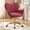 Rose Red, variant on Primy Vanity Chair with Wheels, Home Office Chair Cute Makeup Desk Chairs Adjustable Height for Bedroom, Modern Accent Chair with Back