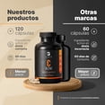 thumbnail image 3 of Vitamina C y Raíz de Jengibre de 600 mg en 120 Cápsulas. Ingredientes Naturales. C Blend B Life, 3 of 5