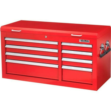 

Global Industrial 535655 8 Drawer Red Tool Chest - 41.37 x 17.93 x 22.25 in.