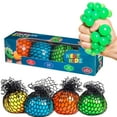 thumbnail image 1 of Juguete inquieto Squishy Balls KELZ KIDZ, malla duradera, paquete de 4 unidades de regalo, 1 of 6